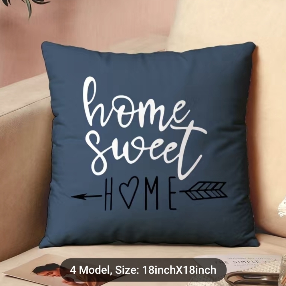 New 1pc Nordic Plush Pillow Cover Pillowcase 18"x18", T1MIS